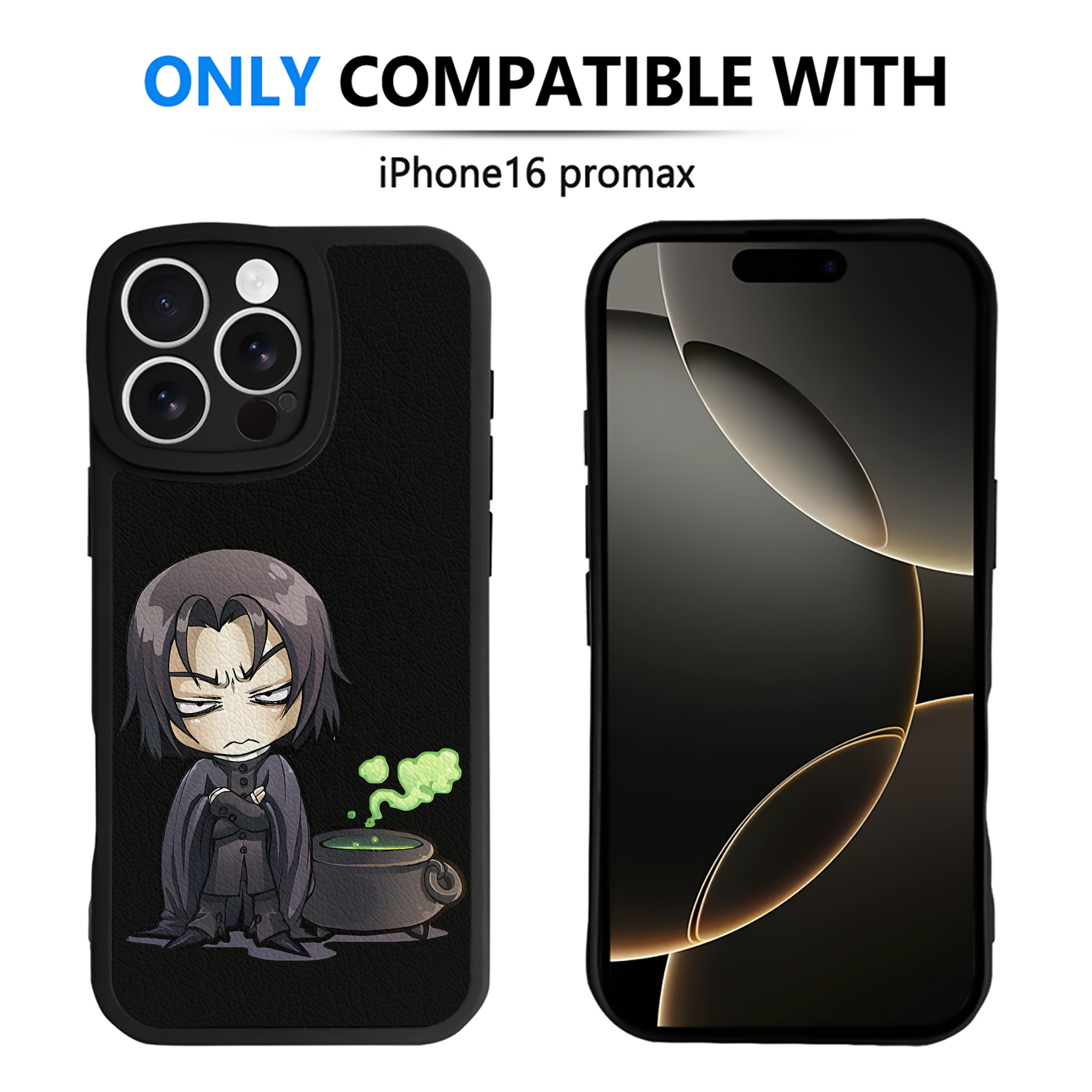 （画像用） Harry Potter ハリー・ポッターシリーズ 【iPhone 16シリーズ対応】シリコンスマホケース（レザー調） 材質：シリコン